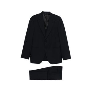 Caruso Blue Suits - Single Breasted Suits Men